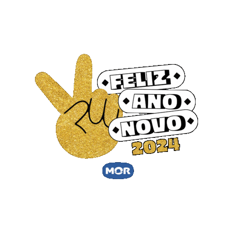 Feliz Ano Novo Sticker by Mor