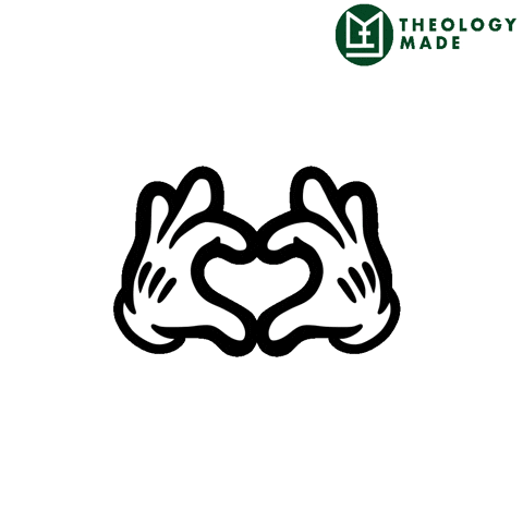 Heart Hands Love GIF by Theology Made