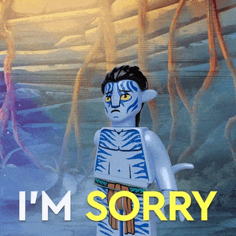 Sorry Avatar GIF by LEGO