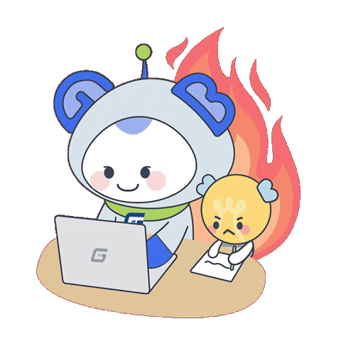 Fire Dodo Sticker by @smartgbsa