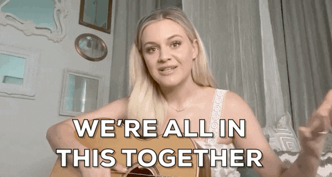 Cbs Kelsea Ballerini Acm Academy Of Country Music Our Country Acmourcountry Were All In This Together Gif