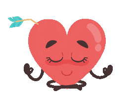 Animation Heart Sticker by Marcela Werkema