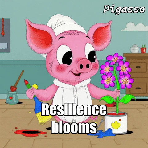 Flower Love GIF by The Pigasso