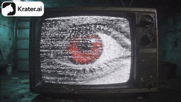 Watching Red Eye GIF by Krater.ai