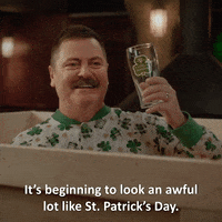 st pattys day guinness gif
