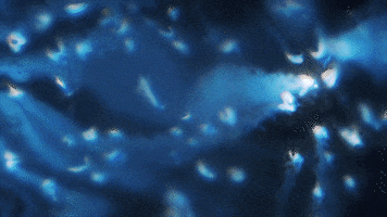 Glow Blue Light GIF by Donna Missal