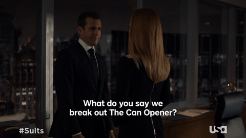 What's the Deal with the Can Opener on 'Suits'?