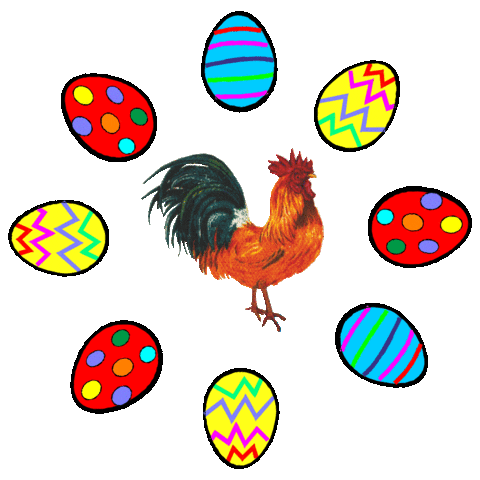 Easter Eggs Sticker by dejna