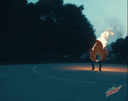 On Fire GIF by Mountain Dew