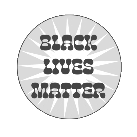 Proud Black Lives Matter Sticker by Haloscoop