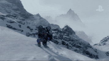 Norman Reedus Snow GIF by PlayStation