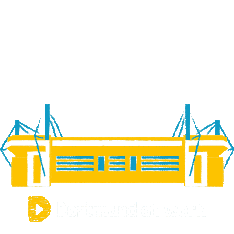 Frame Ruhrgebiet Sticker by Dortmundatwork