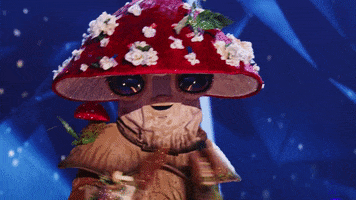 Mushroom Bows GIF by The Masked Singer