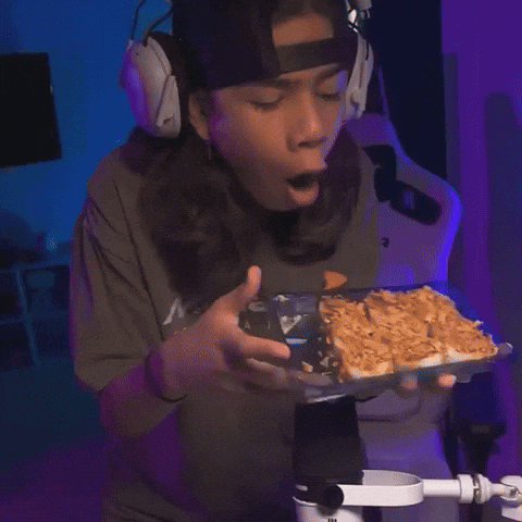 Hungry Streamer GIF