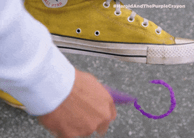 Roller Skates Harold Purple Crayon GIF by Sony Pictures