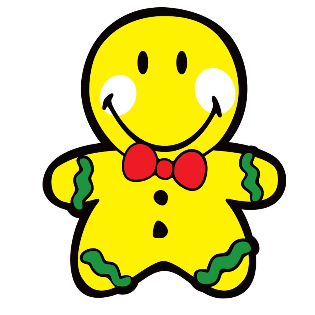 Happy Gingerbread Man Sticker by Smiley for iOS & Android GIPHY