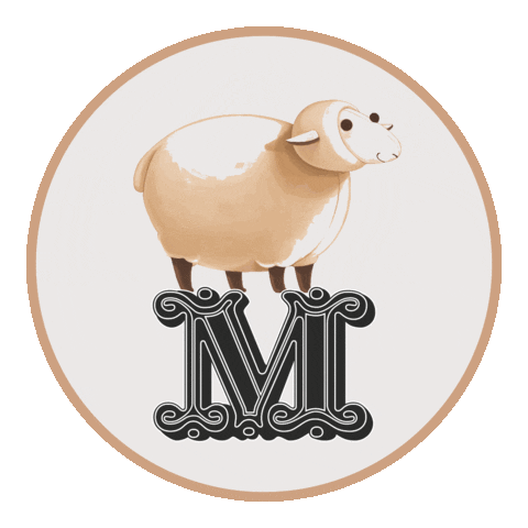 Sheep Lamb Sticker by Max Mara