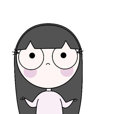 Idk Shrug Sticker by Cinimomo