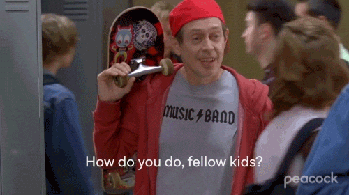 Giphy - 30 Rock Fellow Kids GIF by Peacock