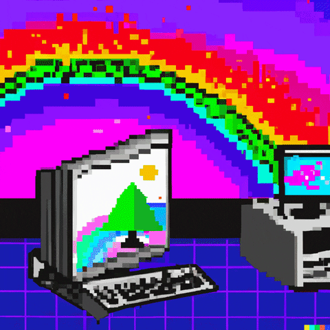 Rainbow-pc GIFs - Get the best GIF on GIPHY