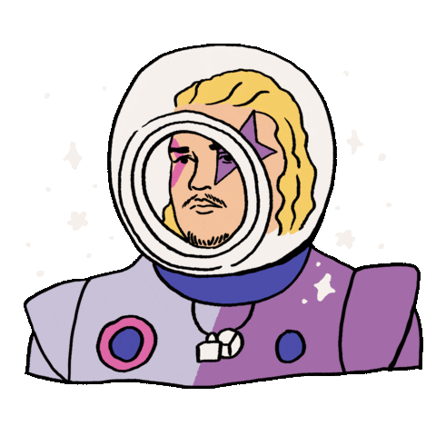 Elon Musk Space Sticker by TALK