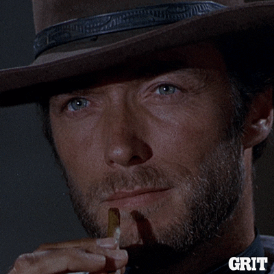 Clint Eastwood Beard GIF by GritTV