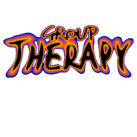 Group Therapy Sticker by Easier Said