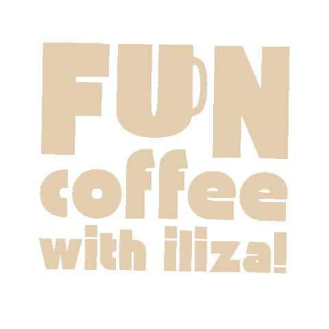 Iced Coffee Sticker by Iliza Shlesinger