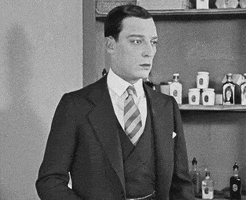 buster keaton face GIF by Maudit