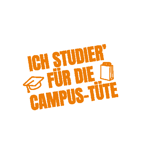 Studieren Sticker by CAMPUS-Tüte