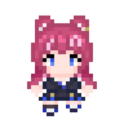 Pixel Neon Sticker