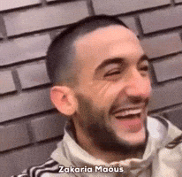 Hakim Ziyech Laughing GIF