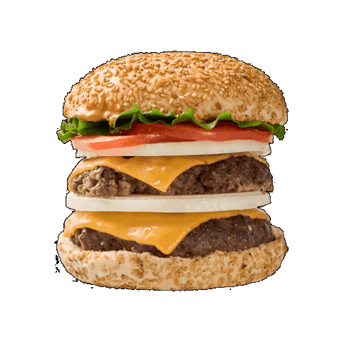 Burger Fastfood Sticker by DOWNTOWNER