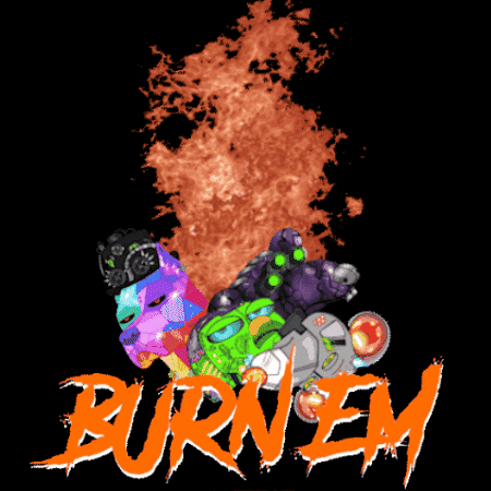 Burning Man Burn GIF by Gutter Cat Gang