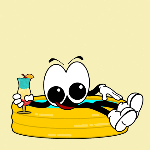 Relaxing Big Eyes GIF