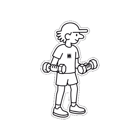 Gym Sticker by Commando