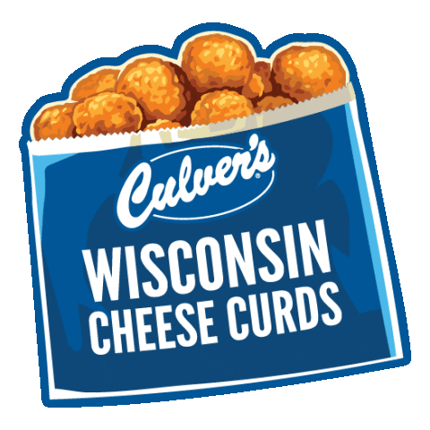 Hungry Cheese Curds Sticker by Culver's