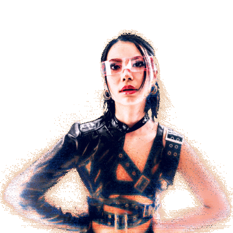 Glitching Outer Space Sticker by Paris WYA