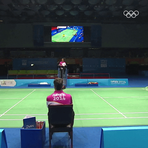 Badminton Anthony Ginting GIF by Olympics