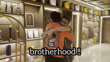 Brotherhood Hug GIF by Digital Pratik