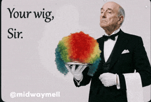 Clown Wig GIF