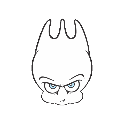 Angry Thinking Sticker