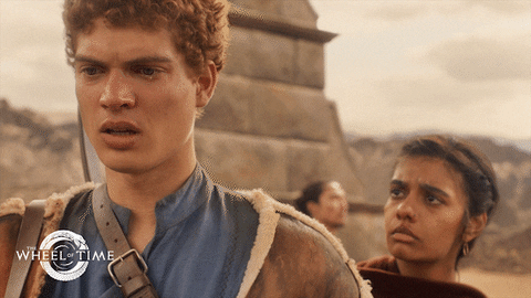 Wheel Of Time Crying GIF by Amazon Prime Video