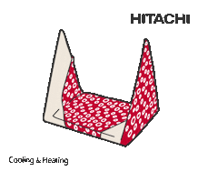 Christmas Gift Sticker by Hitachi Cooling & Heating