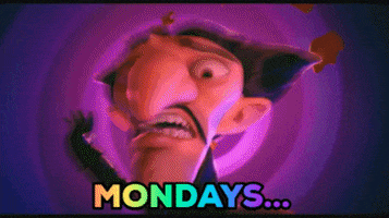I Hate Mondays Falling GIF by The Animal Crackers Movie