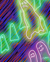 neon party tumblr gif