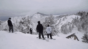 mthigh snow california high snowboard GIF