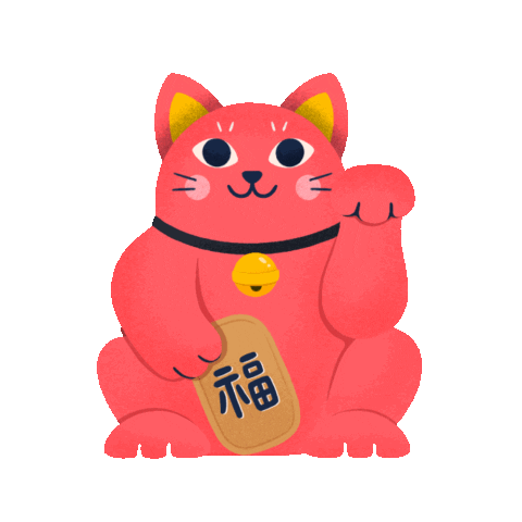 lucky cat gif