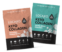 Collagen Protein Powder Sticker by Locako