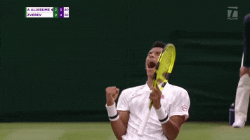 Yell Felix Auger Aliassime GIF by Tennis Channel